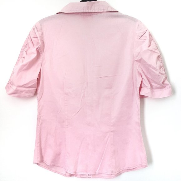 She's Cool Pink Collar Top - Size S - Picture 4 of 5